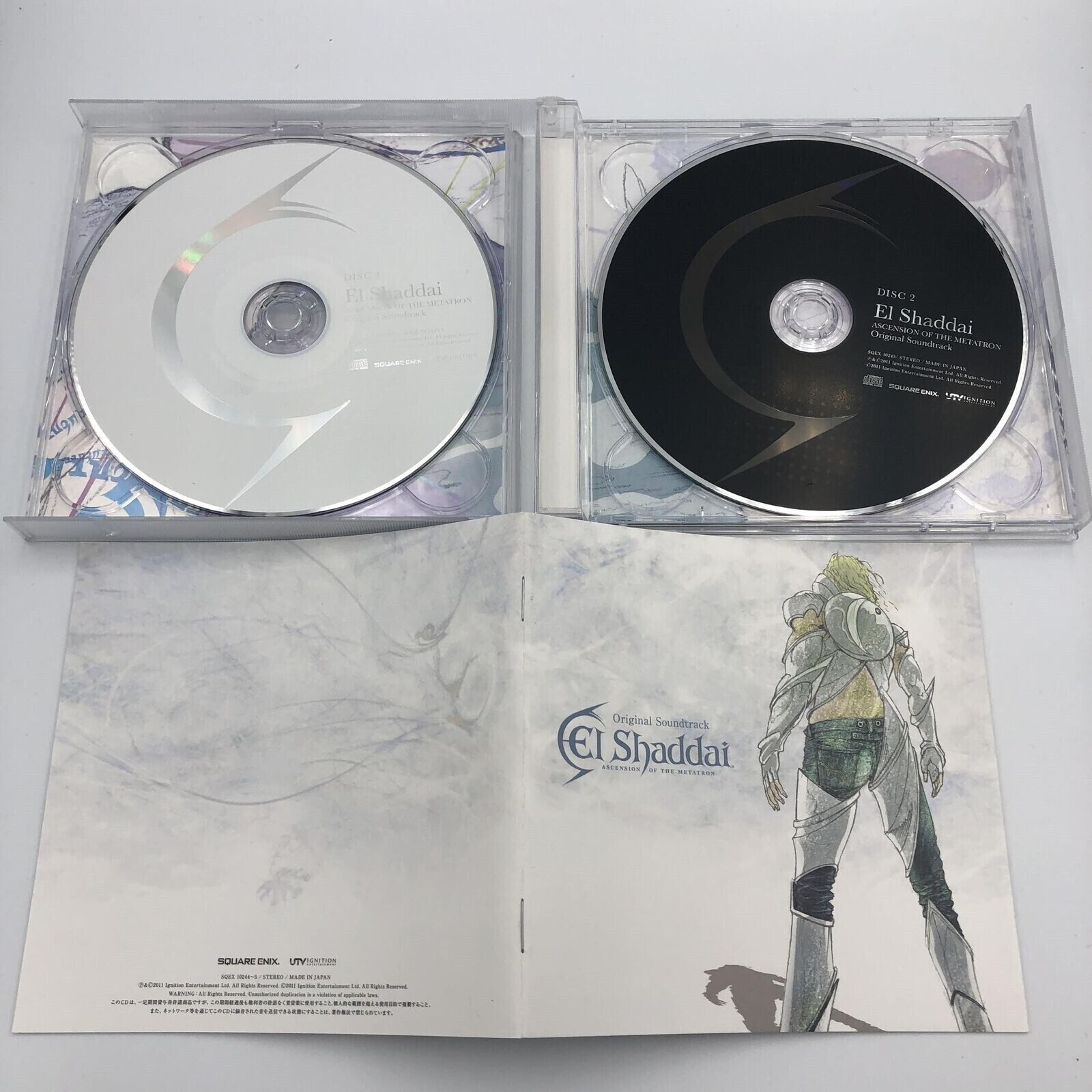 El Shaddai Ascension of the Metatron Soundtrack SQEX-10244 SQUARE ENIX 1st Press