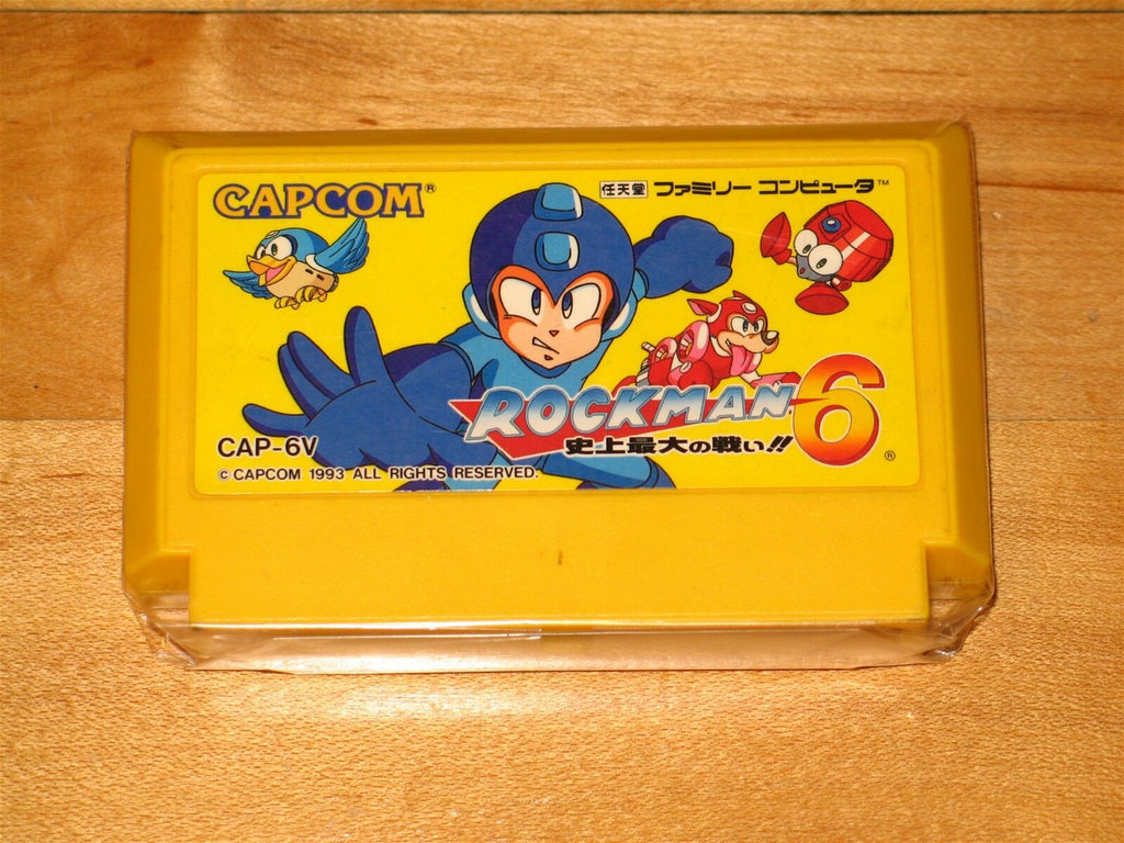 Rockman 6 aka Mega Man 6 Nintendo Famicom Japan import Megaman VI NES Japanese