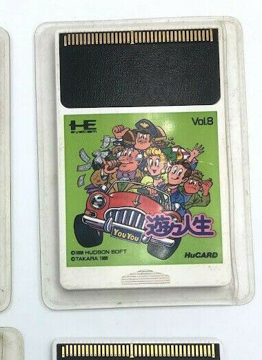 YouYou Jinsei PC Engine HuCard Namcot Namco Japan boardgame Game of Life