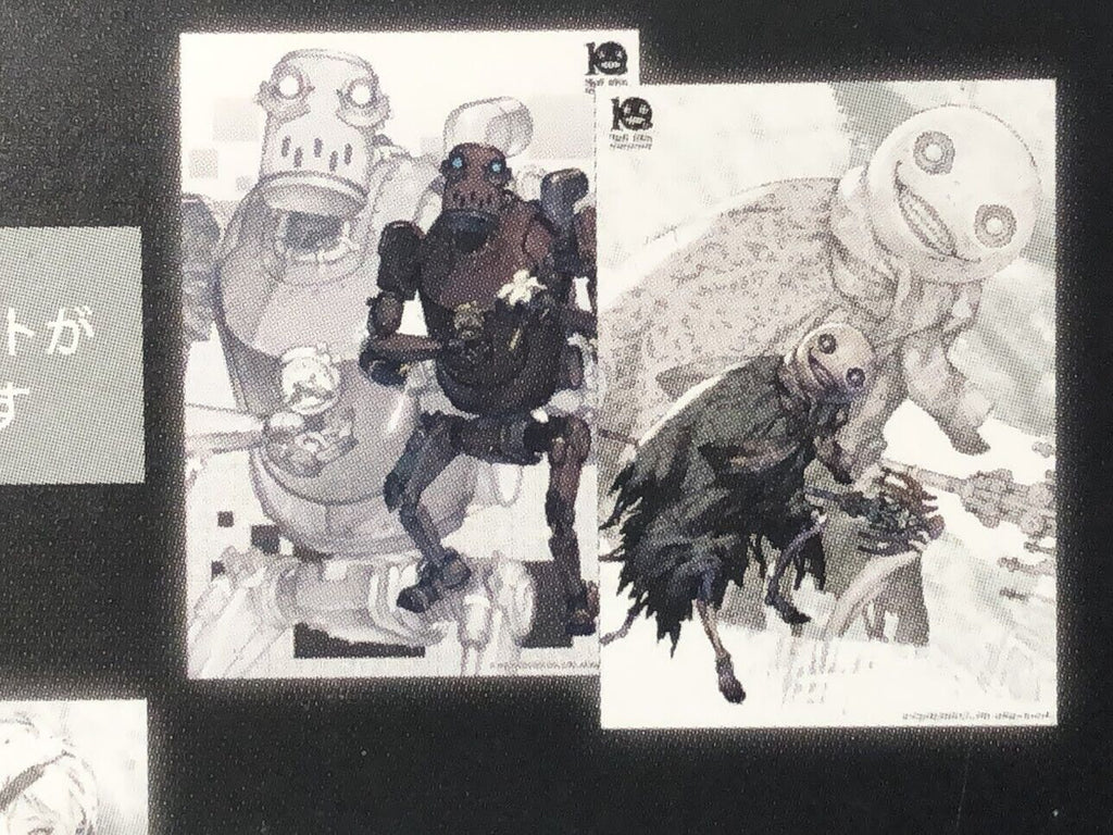 NieR Replicant 10th Anniversary Memorial Set 2 Mini-Posters B5 choice Automata