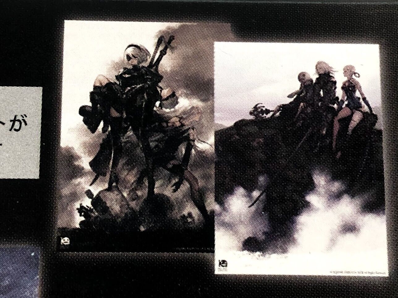 NieR Replicant 10th Anniversary Memorial Set 2 Mini-Posters B5 choice Automata