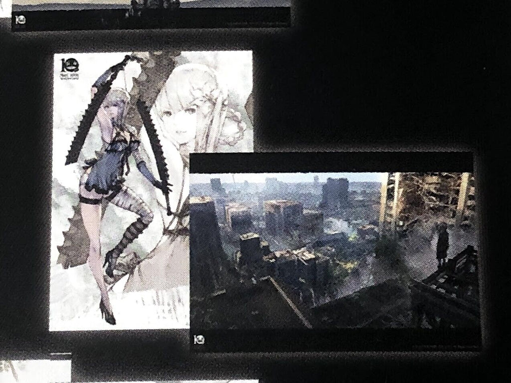 NieR Replicant 10th Anniversary Memorial Set 2 Mini-Posters B5 choice Automata