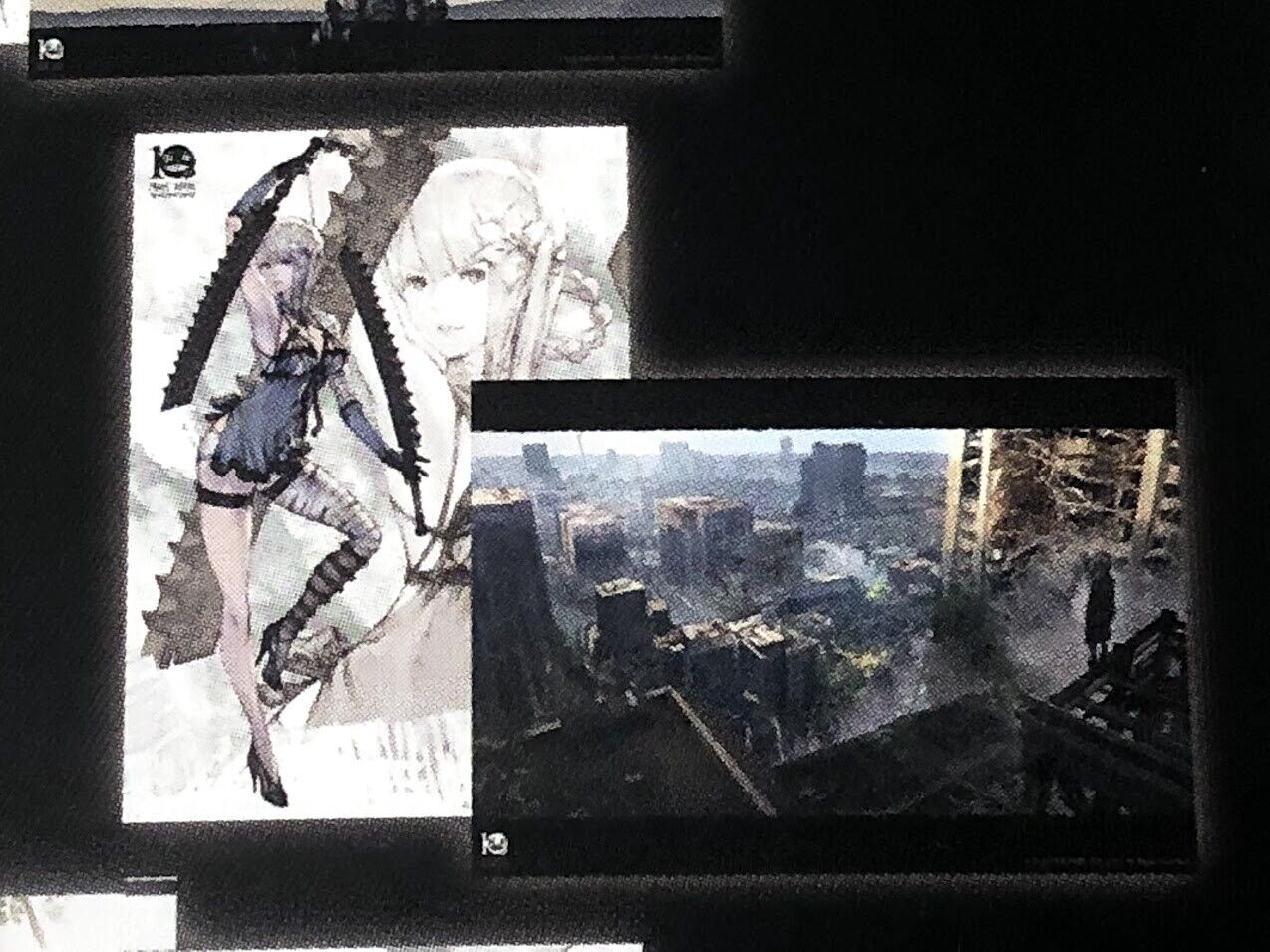 NieR Replicant 10th Anniversary Memorial Set 2 Mini-Posters B5 choice Automata