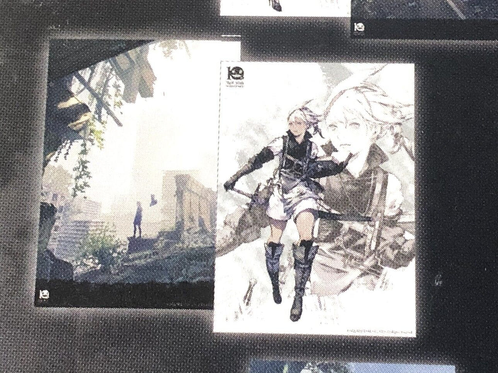 NieR Replicant 10th Anniversary Memorial Set 2 Mini-Posters B5 choice Automata