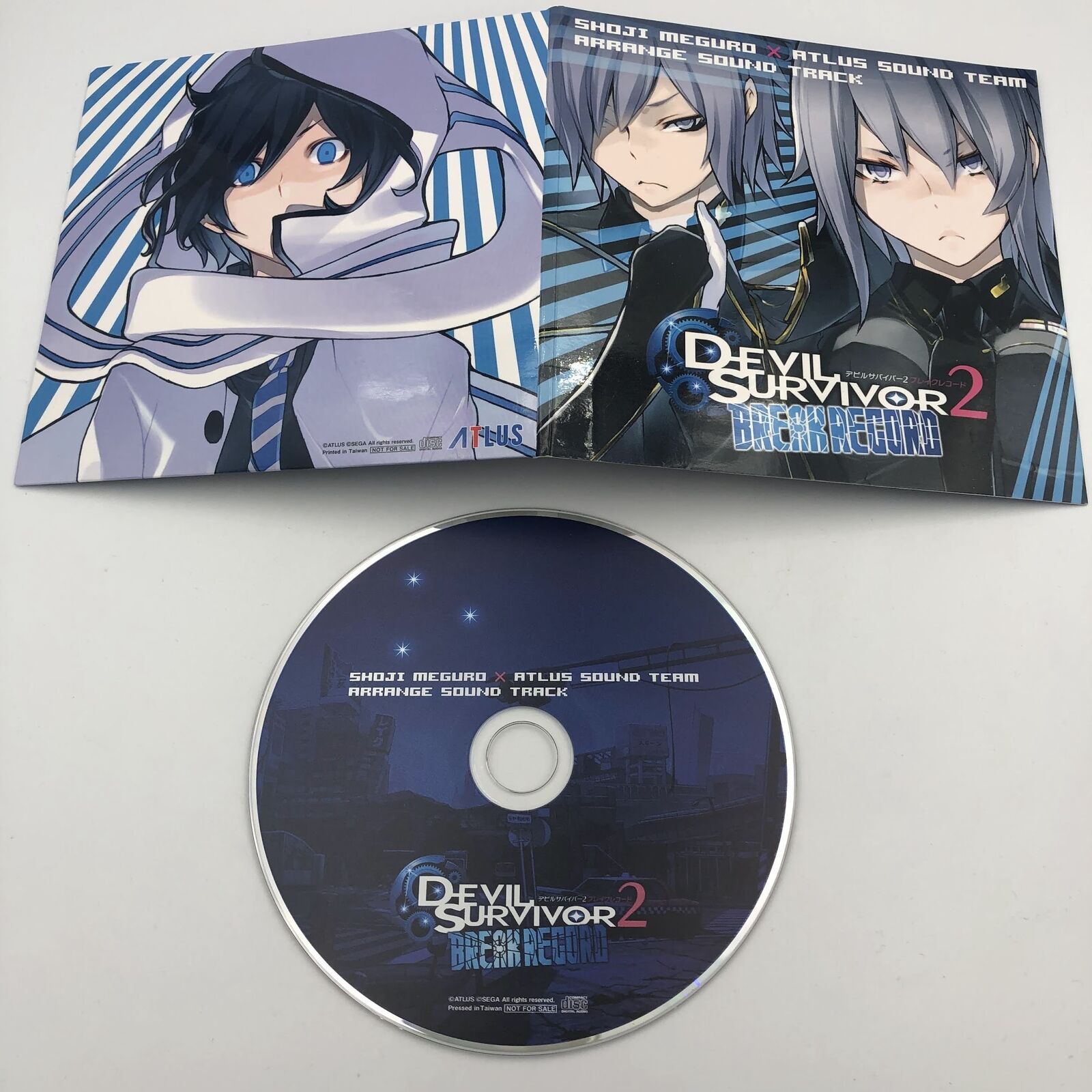 Devil Survivor 2 Break Record Breaker Soundtrack promo CD OST Nintendo 3DS Atlus