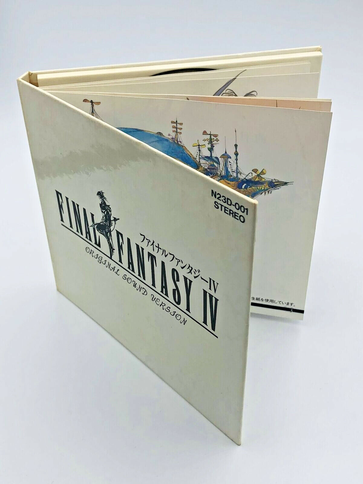 Final Fantasy IV Original Soundtrack first print hardcover CD Squaresoft 1991