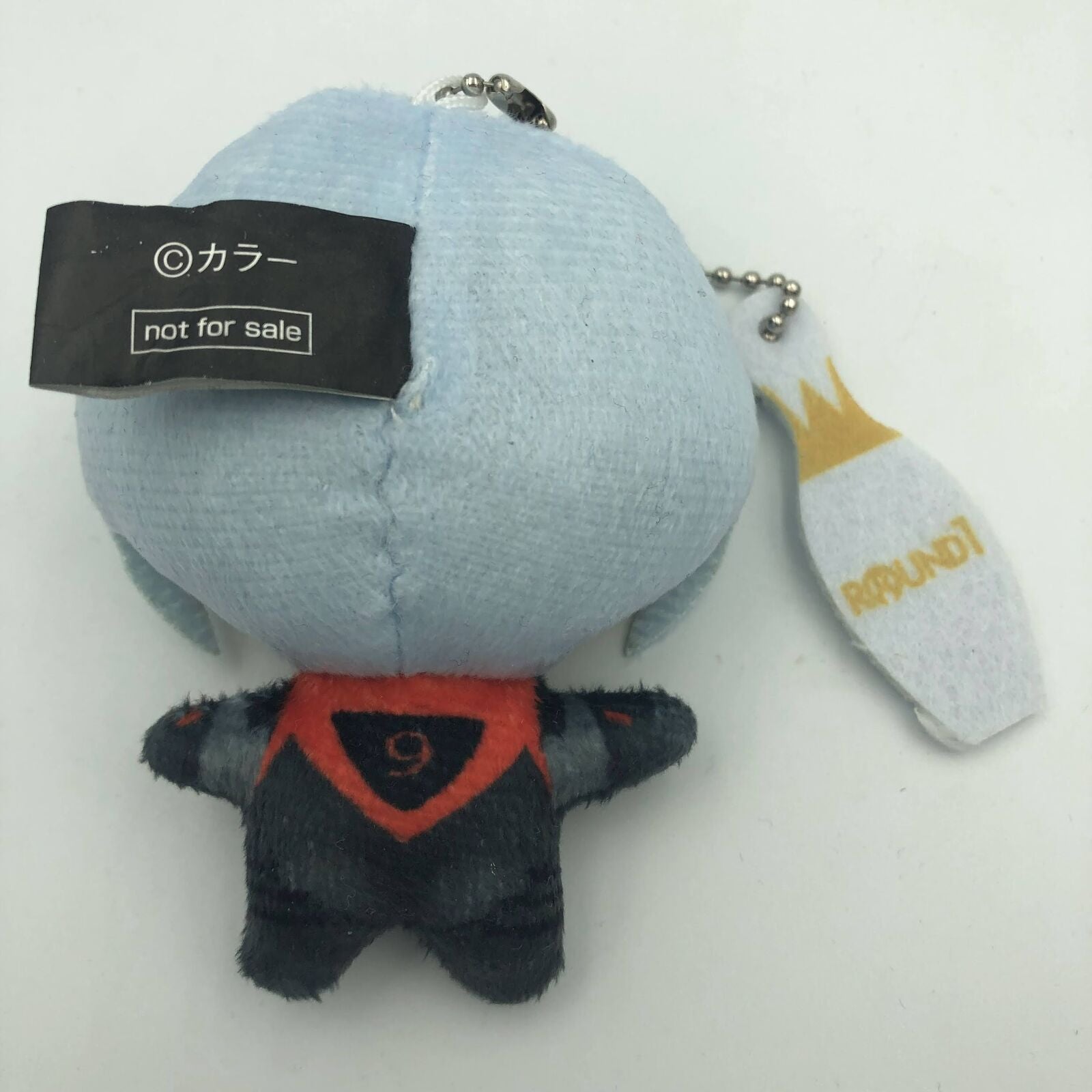 Rei Ayanami MEME mini plush Shin Evangelion 3.0 + 1.0 Round1 keychain ballchain