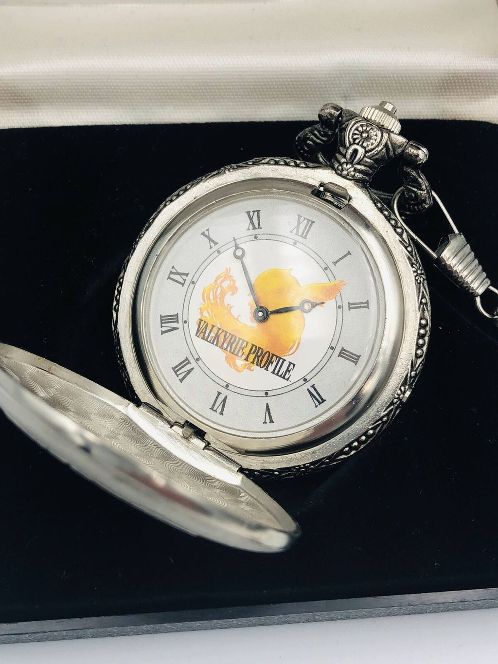 Valkyrie Profile silver pocketwatch official Enix 1999 NEW BATTERY Playstation