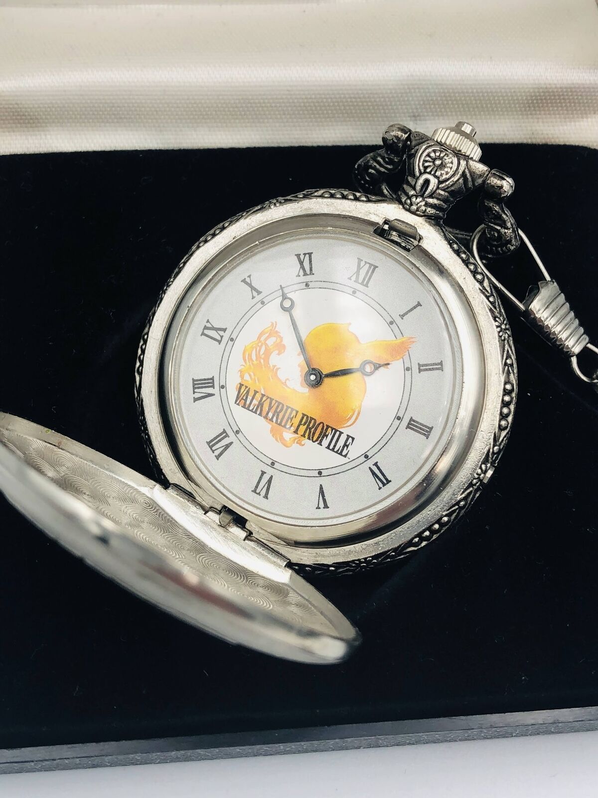 Valkyrie Profile silver pocketwatch official Enix 1999 NEW BATTERY Playstation