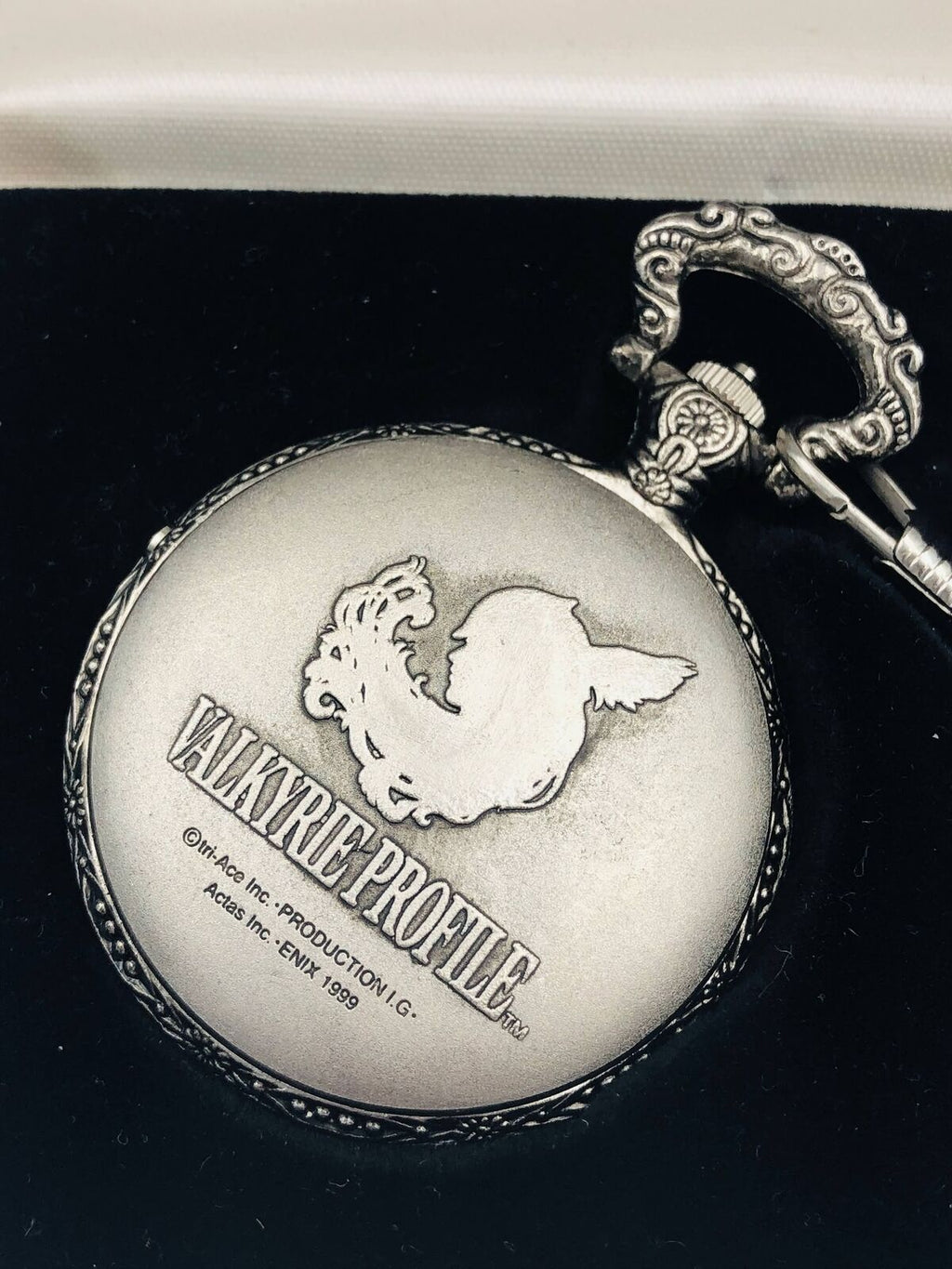 Valkyrie Profile silver pocketwatch official Enix 1999 NEW BATTERY Playstation