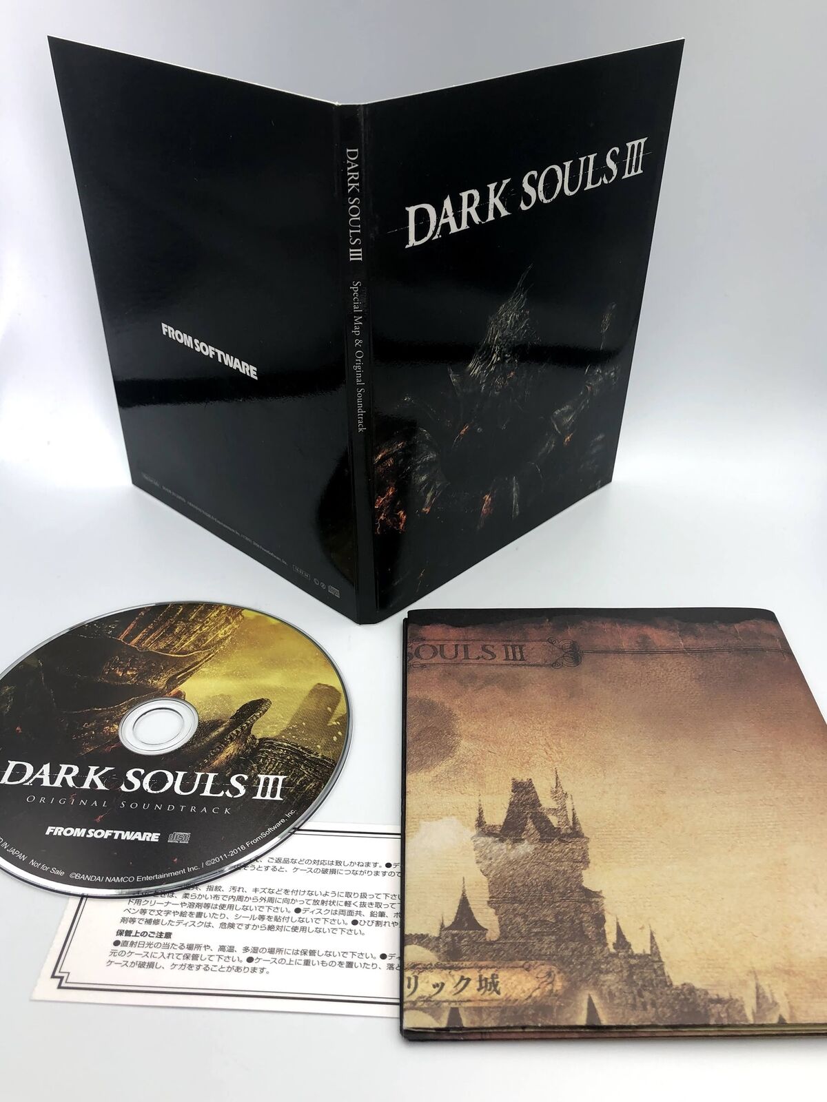 Dark Souls III Original Soundtrack CD+Special Map/fold-out poster OST