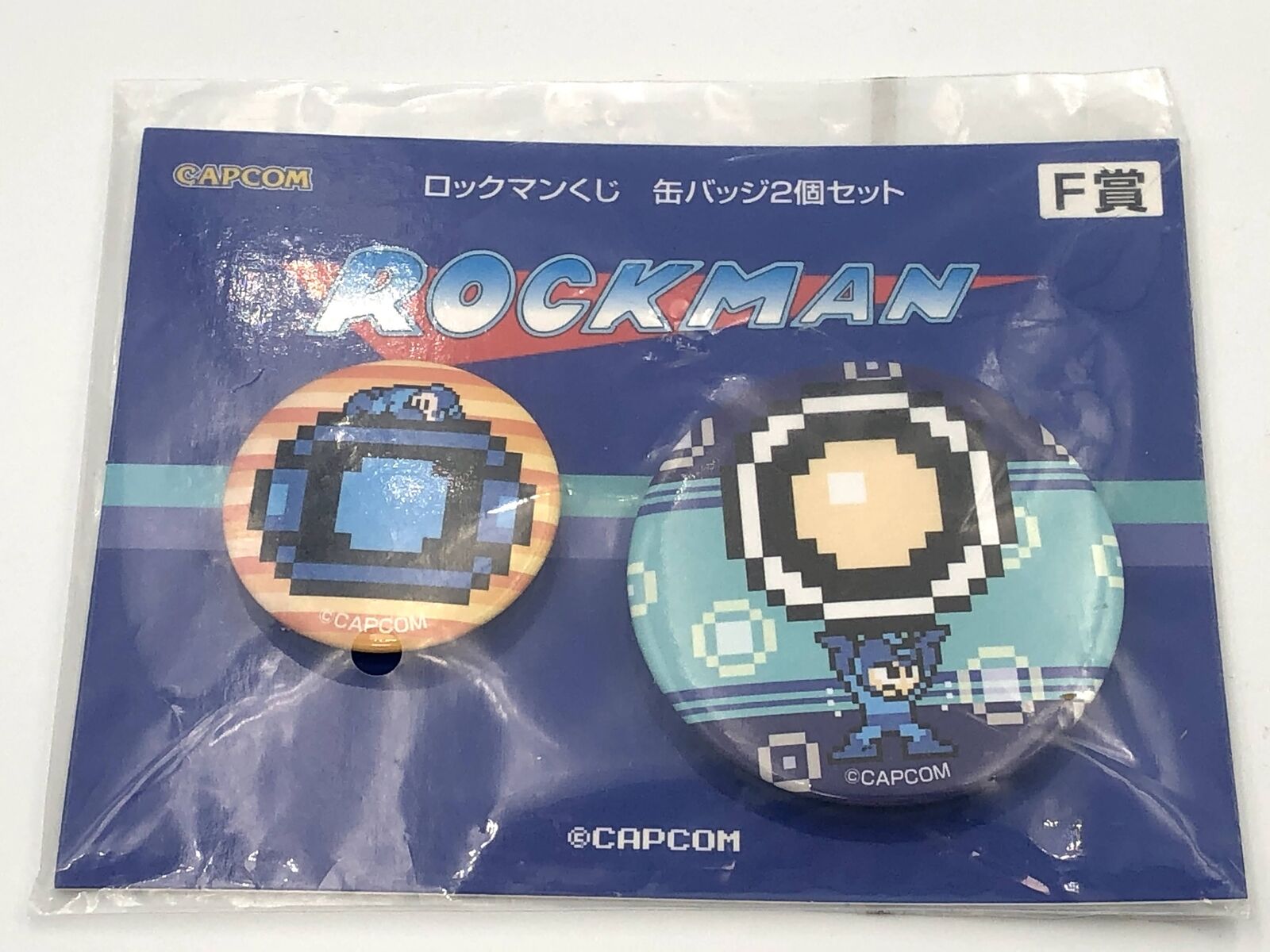 Rockman Classics Collection Mega Man 2x pin badge set kuji lottery prize