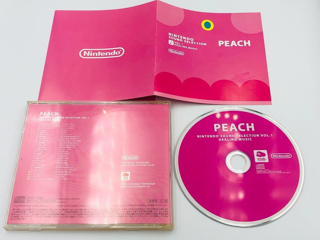 Peach: Sound Selection Vol. 1 Healing Music CD Club Nintendo soundtrack promo