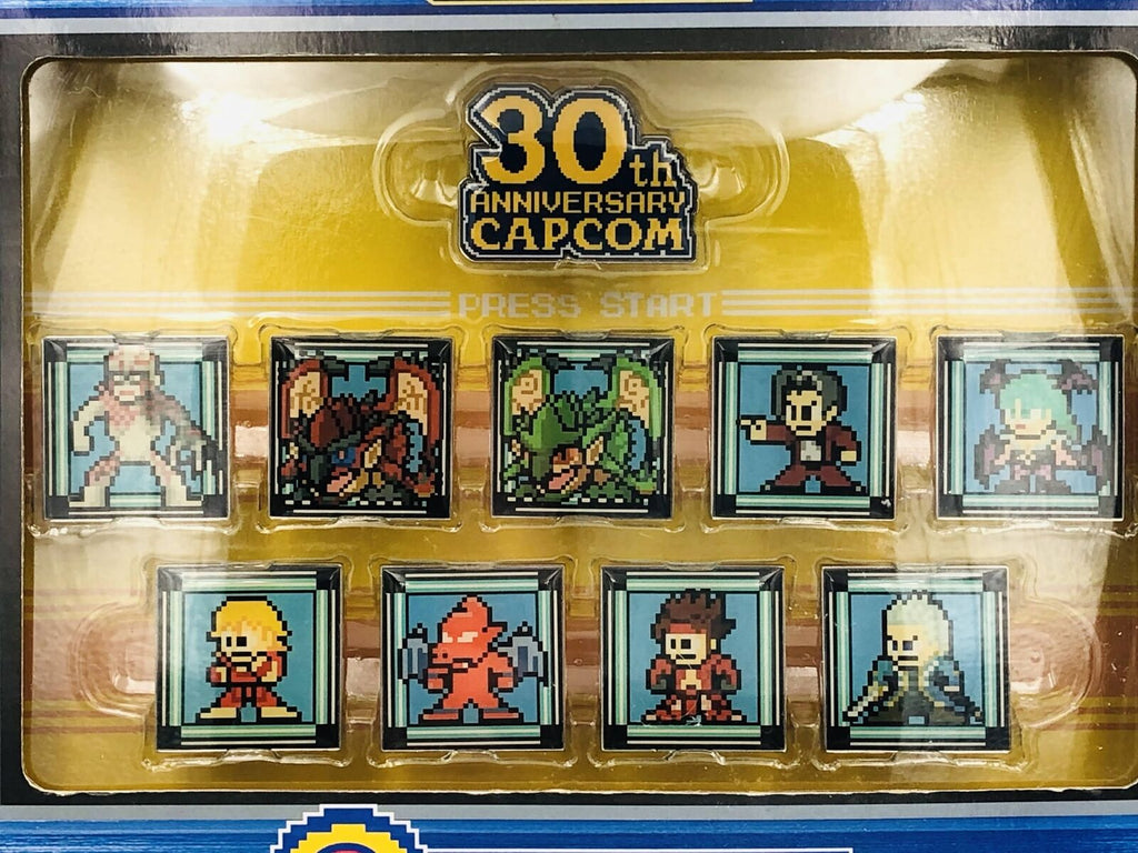 Capcom 30th Anniversary Pins Set Rivals Ace Attorney/Resident Evil/Devil May Cry