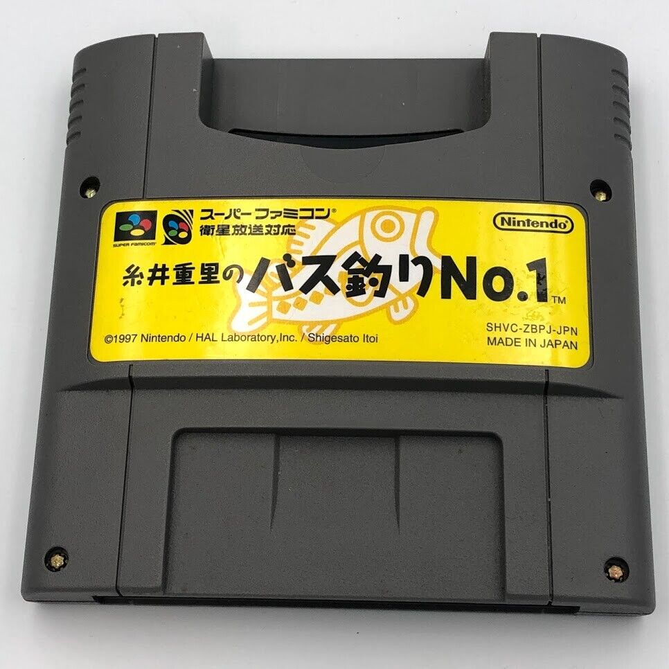 Shigesato Itoi's Bass Fishing No. 1 Super Famicom (Super Nintendo) (EARTHBOUND)