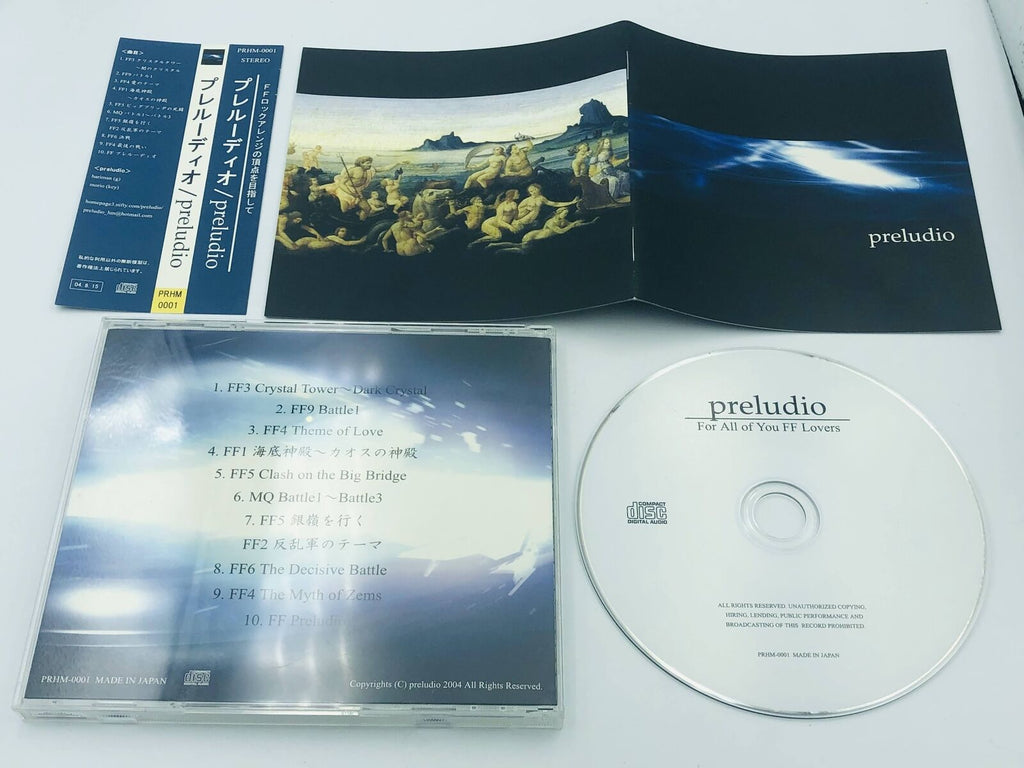 preludio For All of You FF Lovers Final Fantasy 4/5/9 doujin soundtrack CD