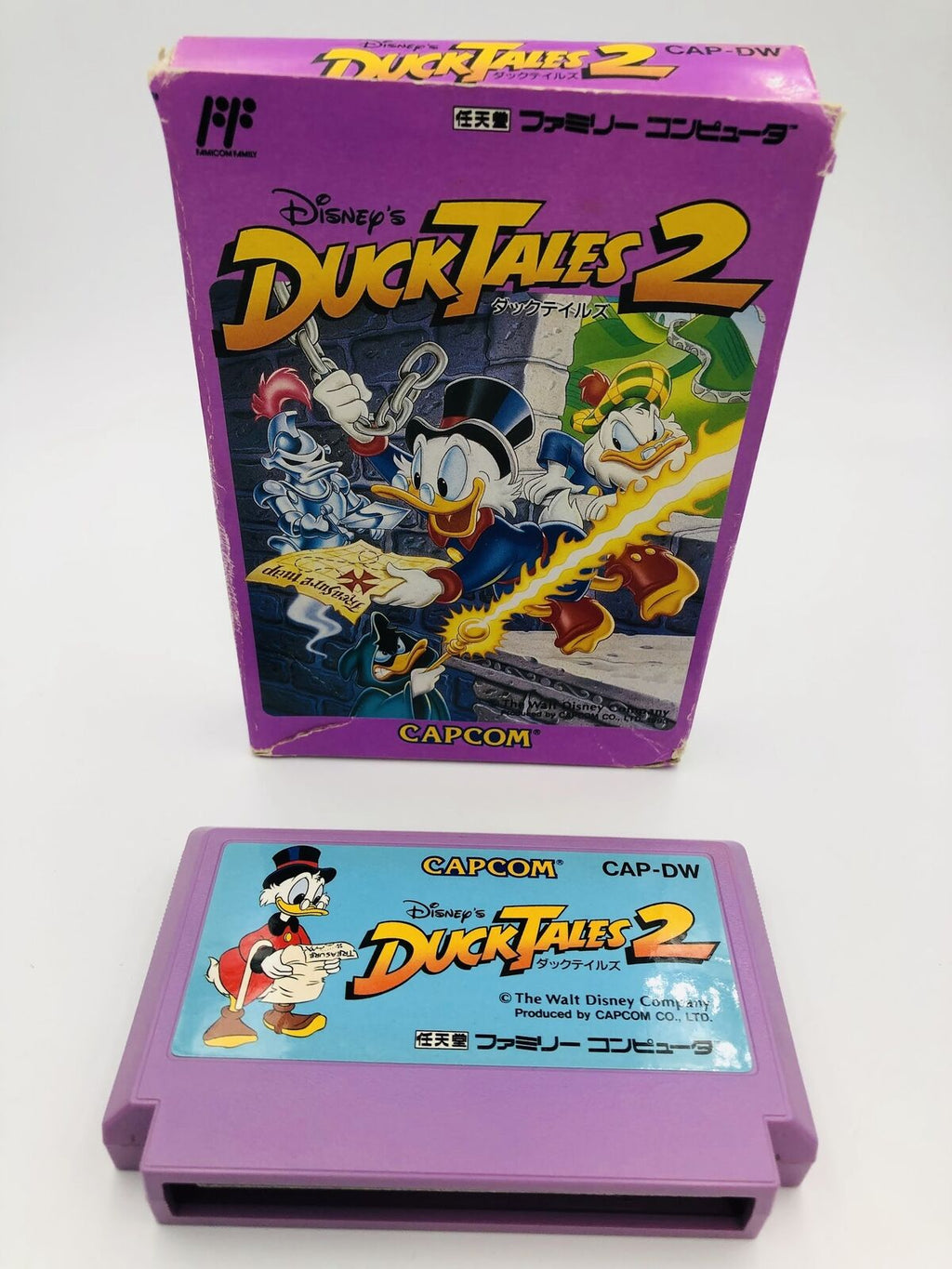 Duck Tales 2 Nintendo Famicom Japan NES with original box boxed DuckTales Capcom