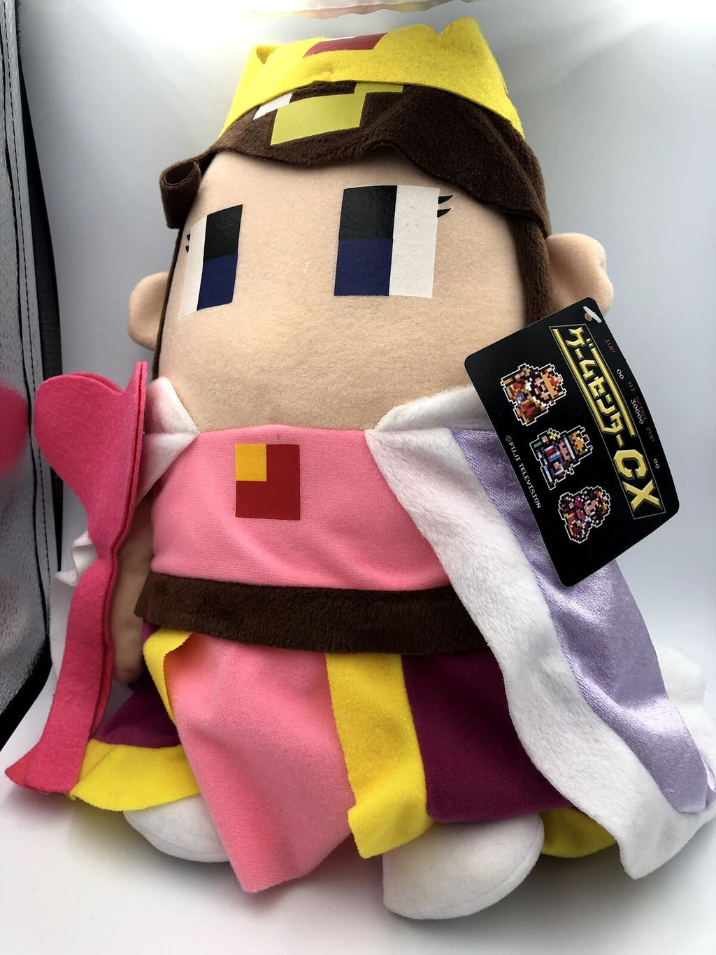 Game Center CX Princess 15" Big Size Plush Doll Japan Chief Arino Queen with tag