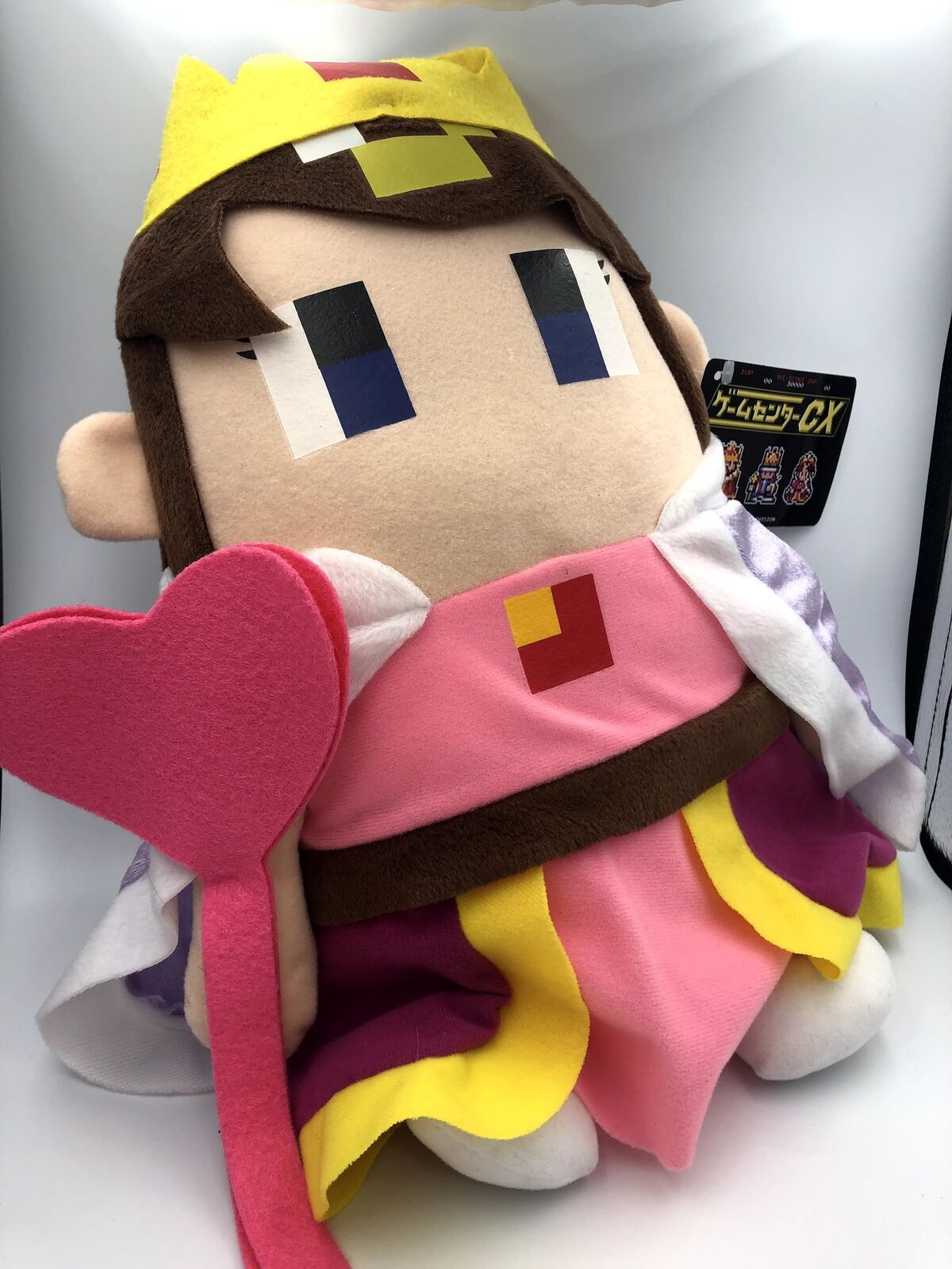 Game Center CX Princess 15" Big Size Plush Doll Japan Chief Arino Queen with tag
