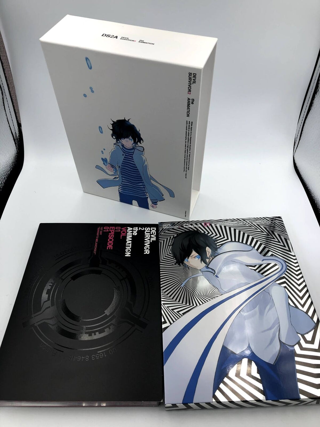 Devil Survivor 2 The Animation Vol 01 Blu-ray & soundtrack CD w/ collector's box