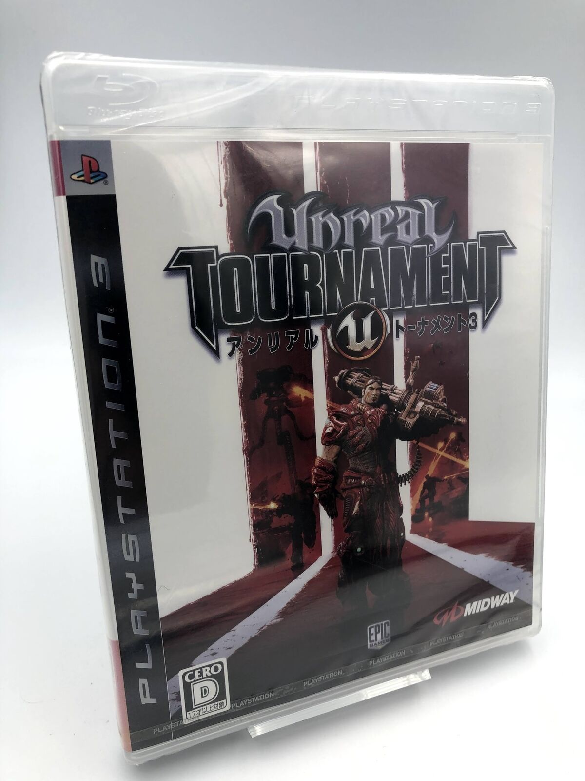 NEW SEALED Unreal Tournament 3 III Playstation 3 Japan PS3 Y-fold seal unopened