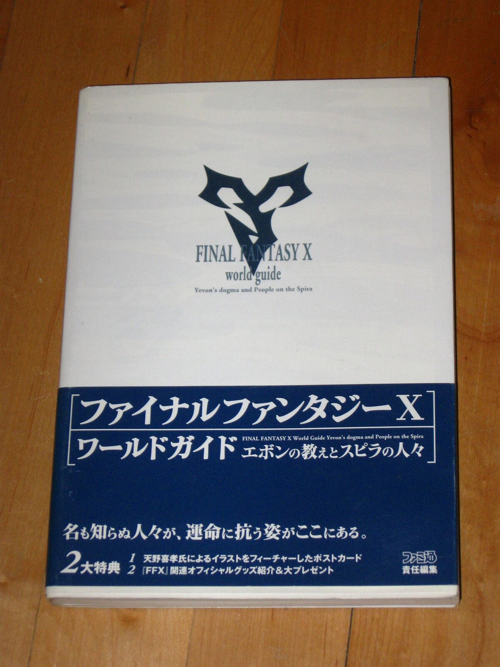 Final Fantasy X World Guide Japanese art book novellas, artbook, postcards goods