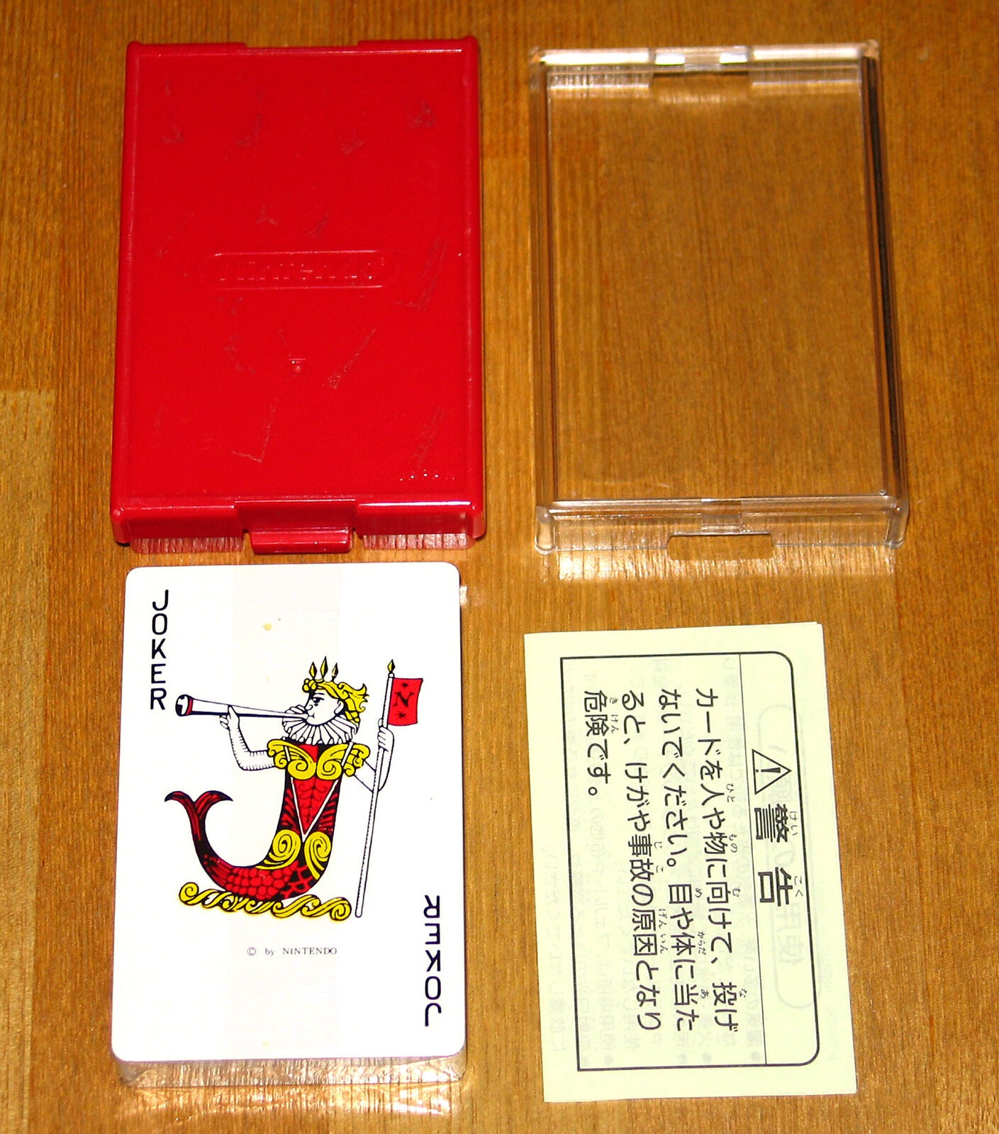 Virtual Boy Mario's Tennis new unopened Nintendo brand playing card promo sealed
