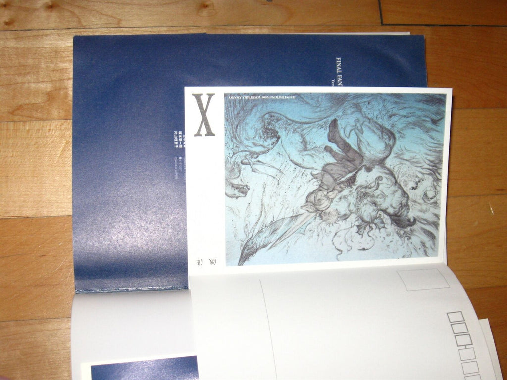 Final Fantasy X World Guide Japanese art book novellas, artbook, postcards goods