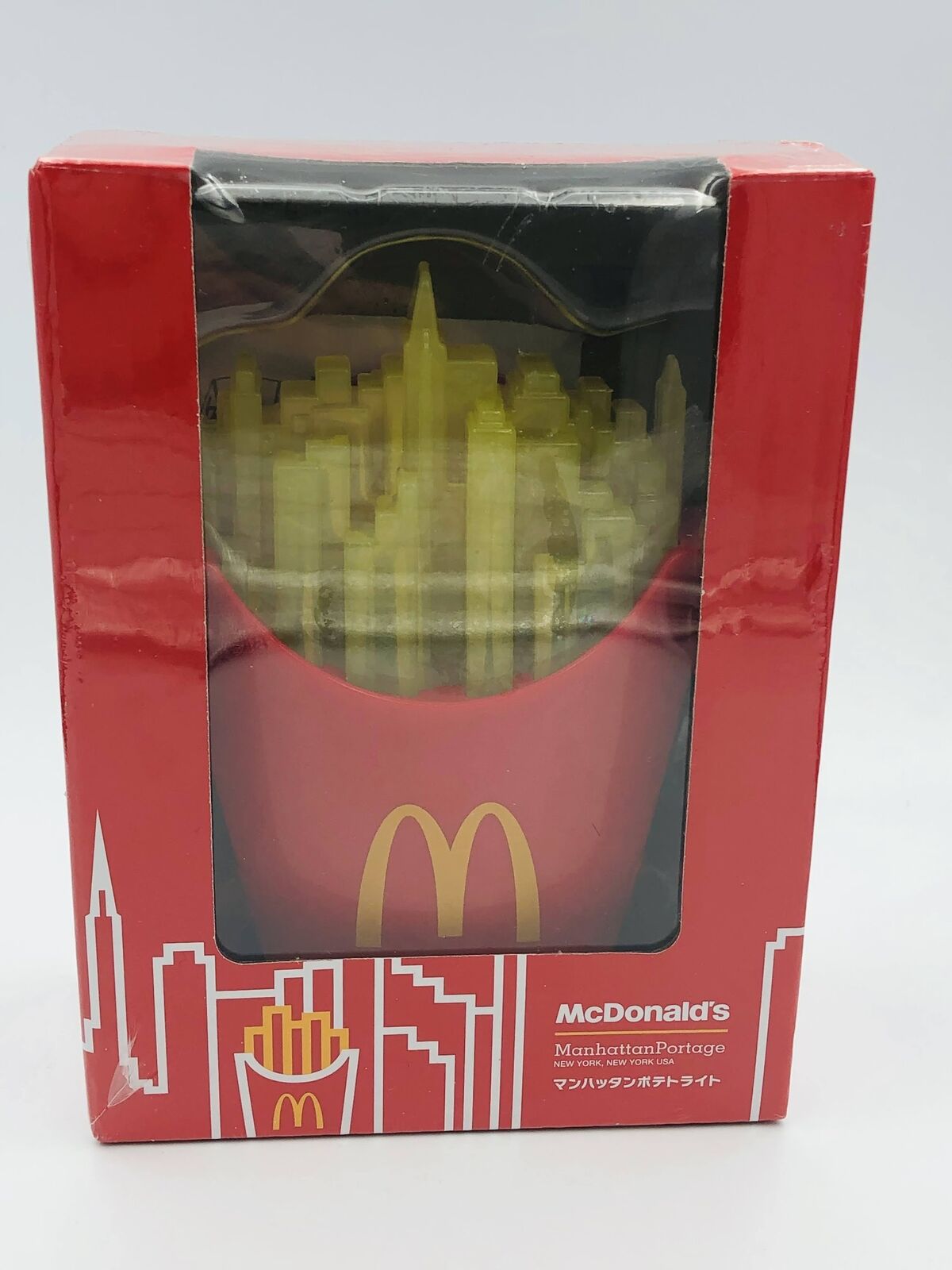 McDonald's New York Skyline French Fries light Manhattan Portage skyscraper lamp