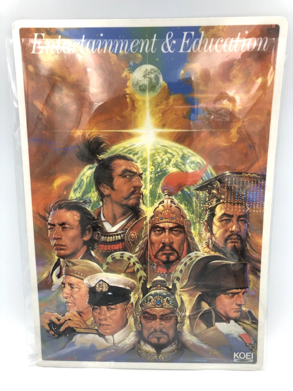 Koei 1989 promo calendar board Nobunaga's Ambition/Romance of the Three Kingdoms