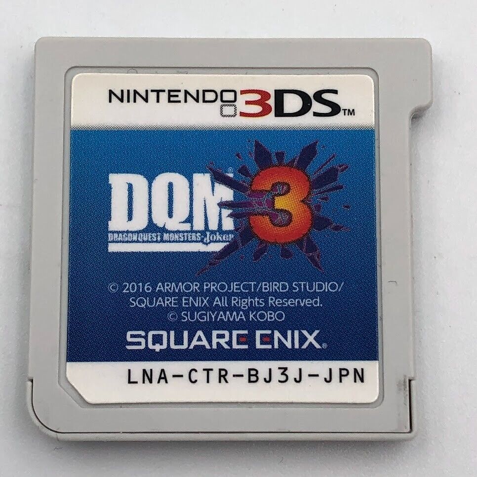 Dragon Quest Monsters Joker 3 Nintendo 3DS Japanese RPG cartridge Square Enix