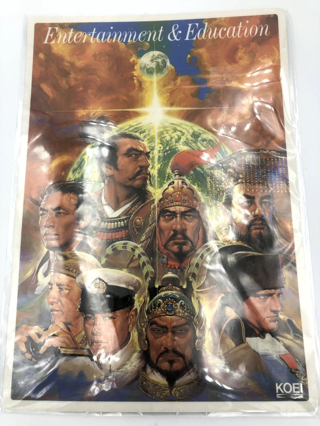 Koei 1989 promo calendar board Nobunaga's Ambition/Romance of the Three Kingdoms