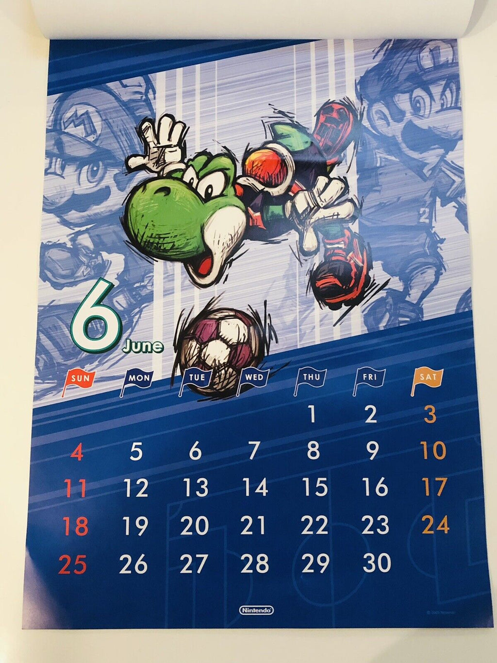 Club Nintendo 2006 Calendar Zelda Skyward Sword/Animal Crossing/Fire Emblem