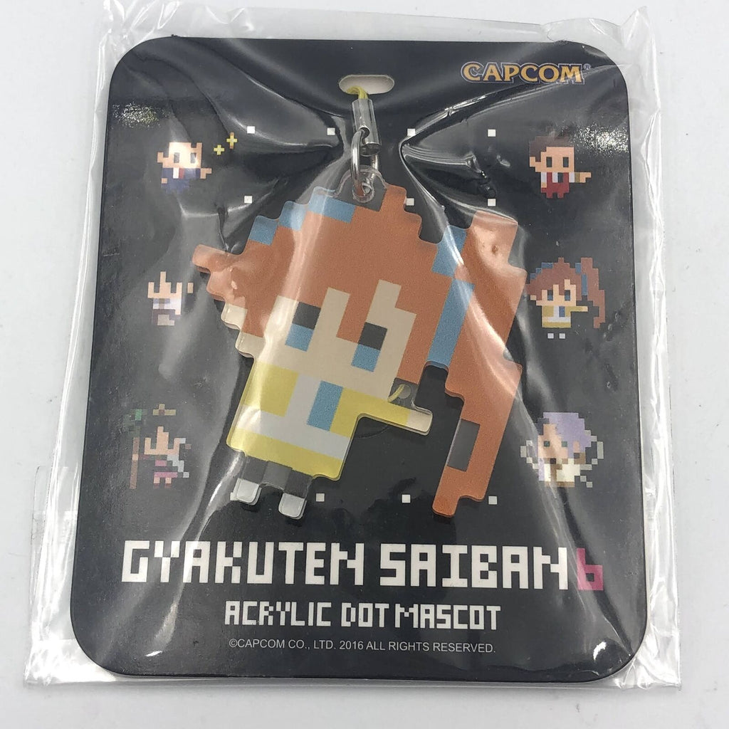Athena Cykes Ace Attorney Gyakuten Saiban 6 Acrylic Dot Mascot Strap keychain