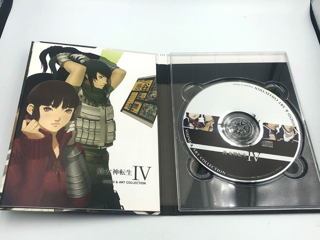 Shin Megami Tensei IV Sound & Art Collection Soundtrack CD OST Nintendo 3DS book