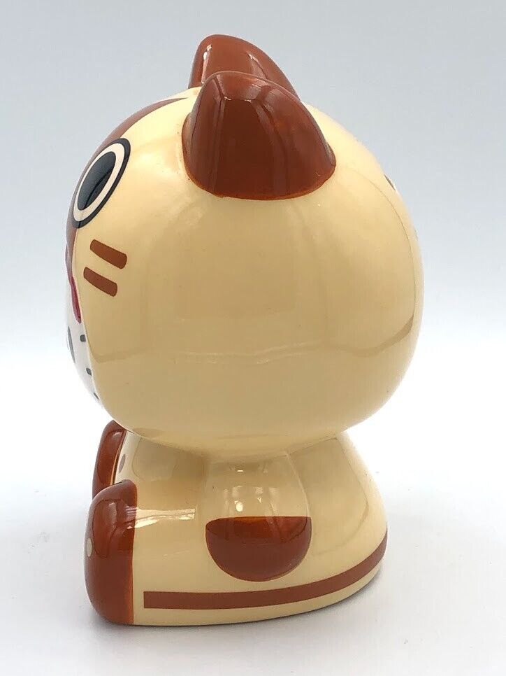 Monster Hunter × Hello Kitty ceramic piggy bank Sanrio Capcom Felyne Airou