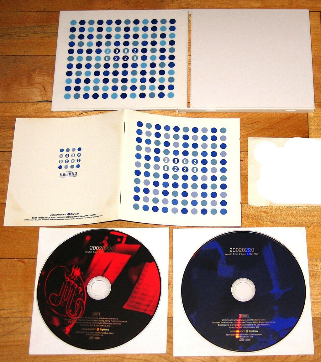 20020220 Music from Final Fantasy concert FIRST PRINT limited edition white case