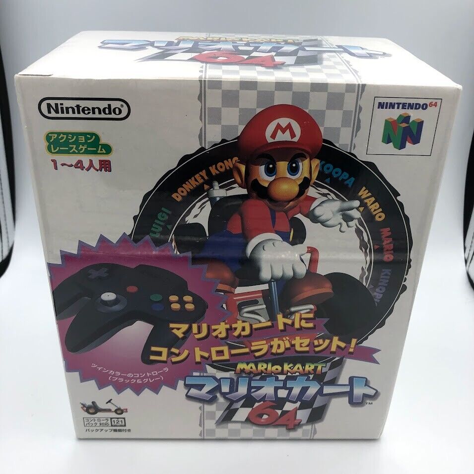 NEW SEALED Mario Kart 64 with Controller Set Nintendo 64 Limited Edition Japan