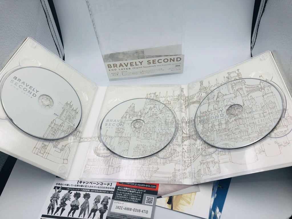 Bravely Second End Layer Original Soundtrack CD Limited Edition Square Enix 3DS