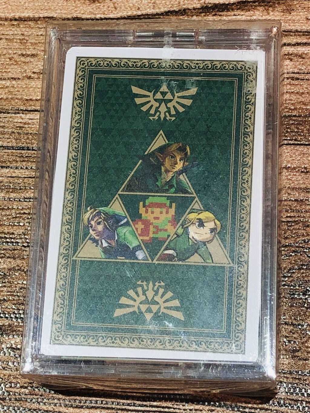 The Legend of Zelda Playing Cards (Japan Import) authentic Nintendo clear case
