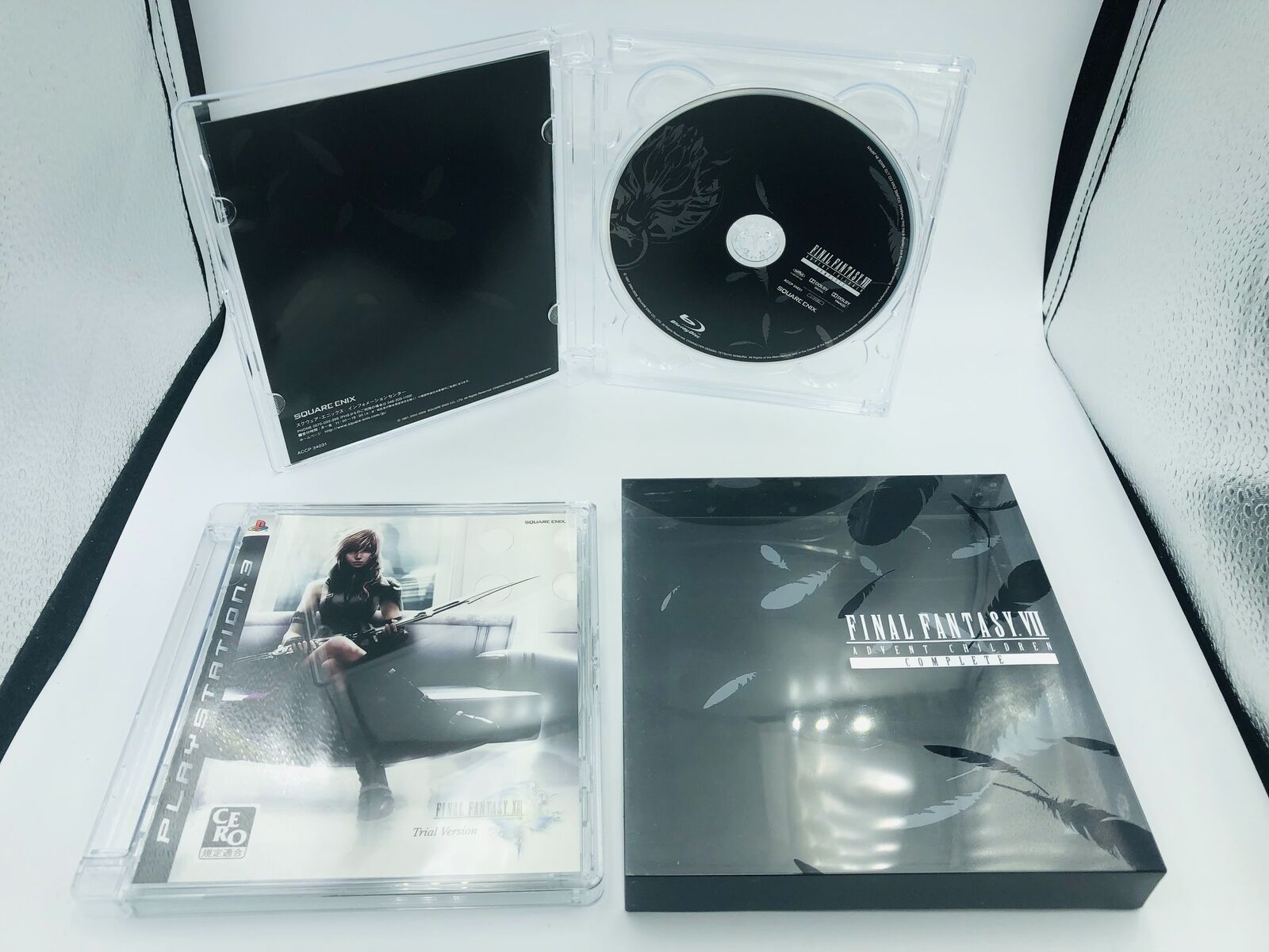Final Fantasy VII Advent Children Complete Blu-Ray Limited Edition black cover