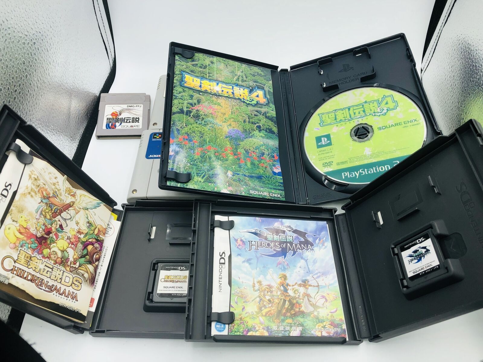 Seiken Densetsu 1 2 3 4 Secret of Mana full series 8-game complete set Legend of
