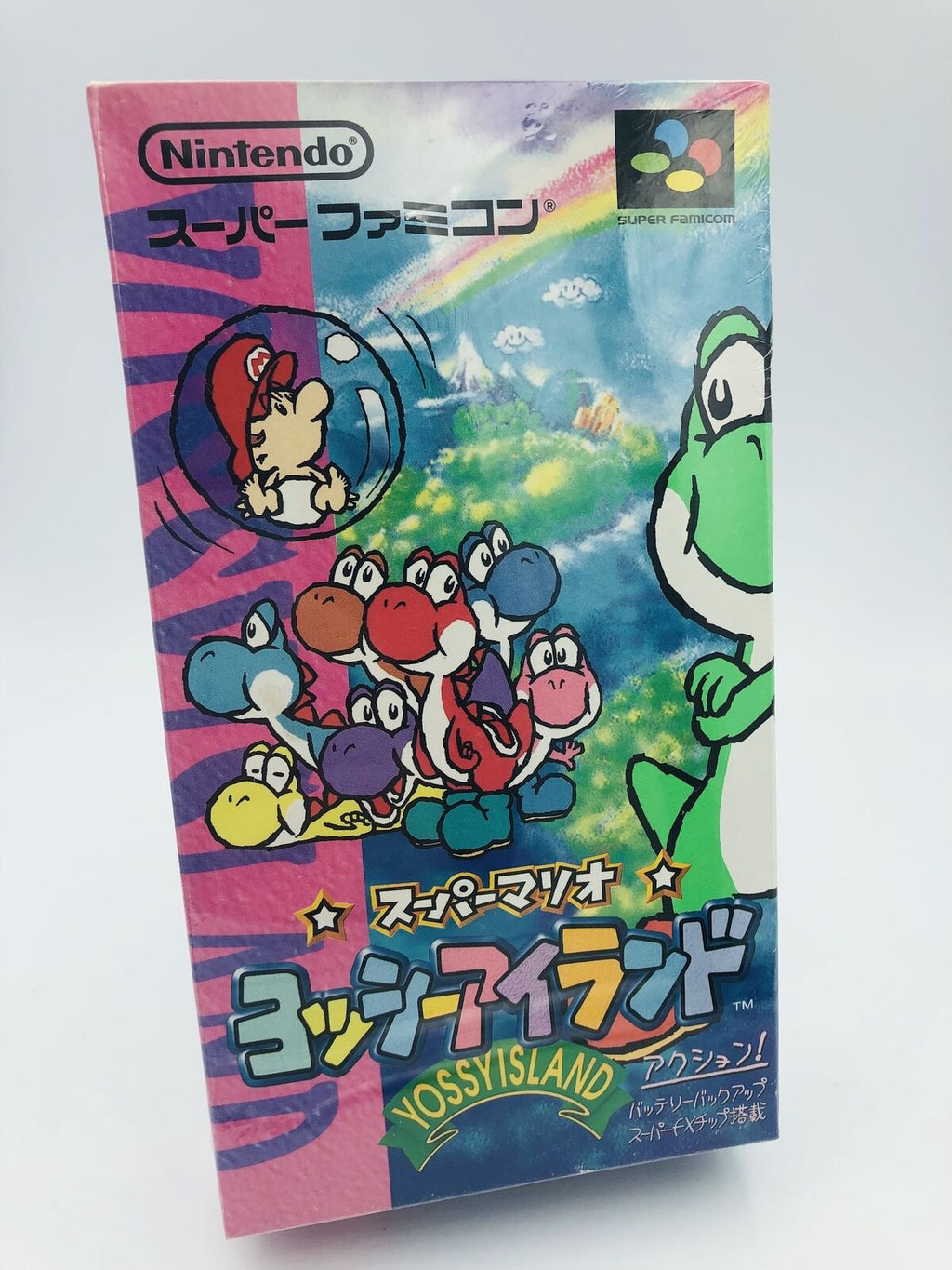 New Sealed Yoshi's Island Nintendo Super Famicom Japan SNES complete mint Mario