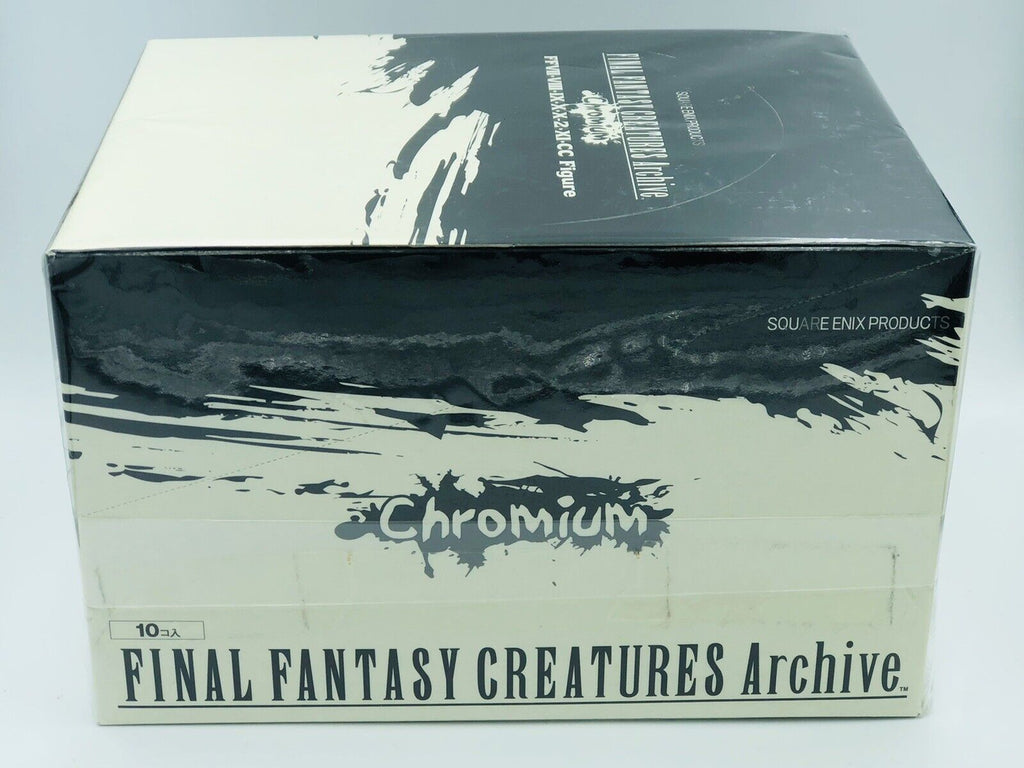 NEW SEALED Final Fantasy Creatures Archive Chromium unopened crate of 10 figures
