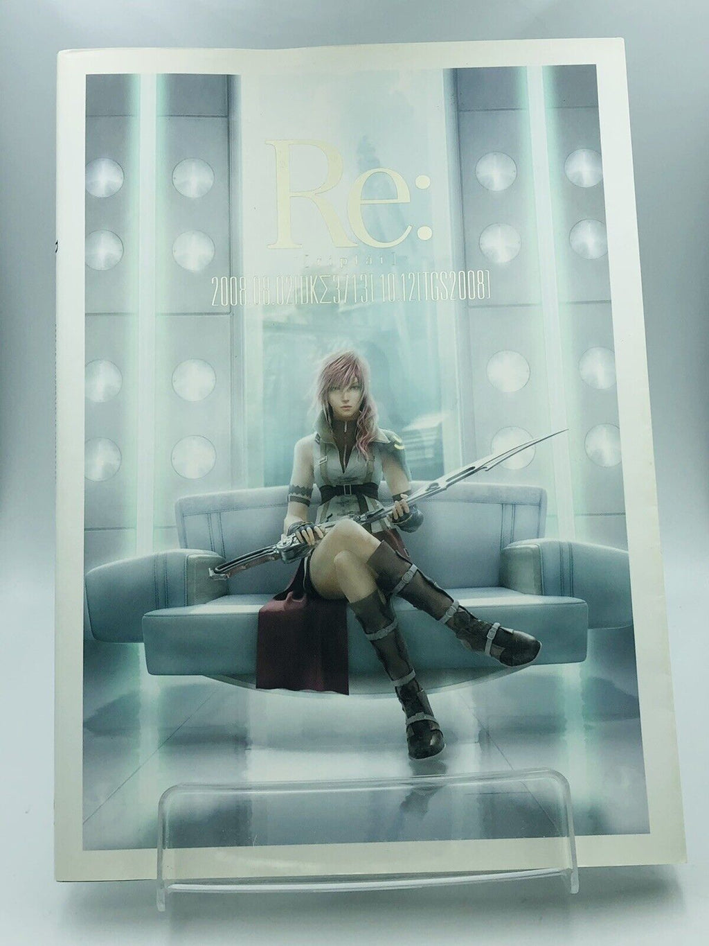 Square Enix Re: Final Fantasy Versus XIII/XV/VII Kingdom Hearts art book w/ Dvd