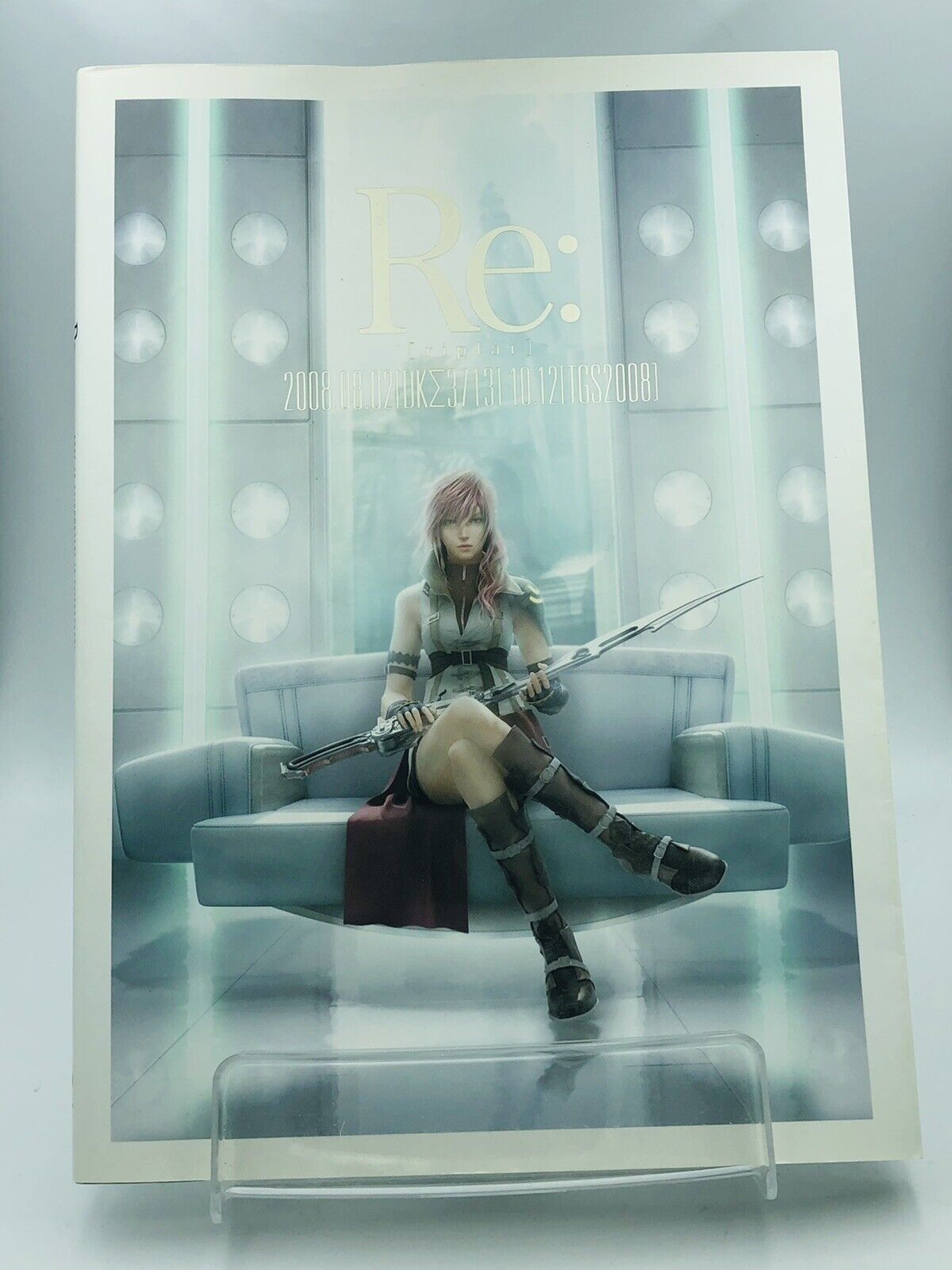 Square Enix Re: Final Fantasy Versus XIII/XV/VII Kingdom Hearts art book w/ Dvd