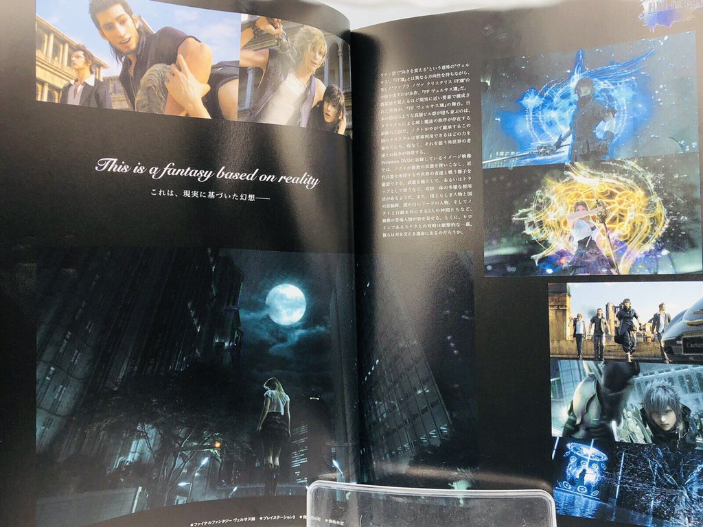 Square Enix Re: Final Fantasy Versus XIII/XV/VII Kingdom Hearts art book w/ Dvd