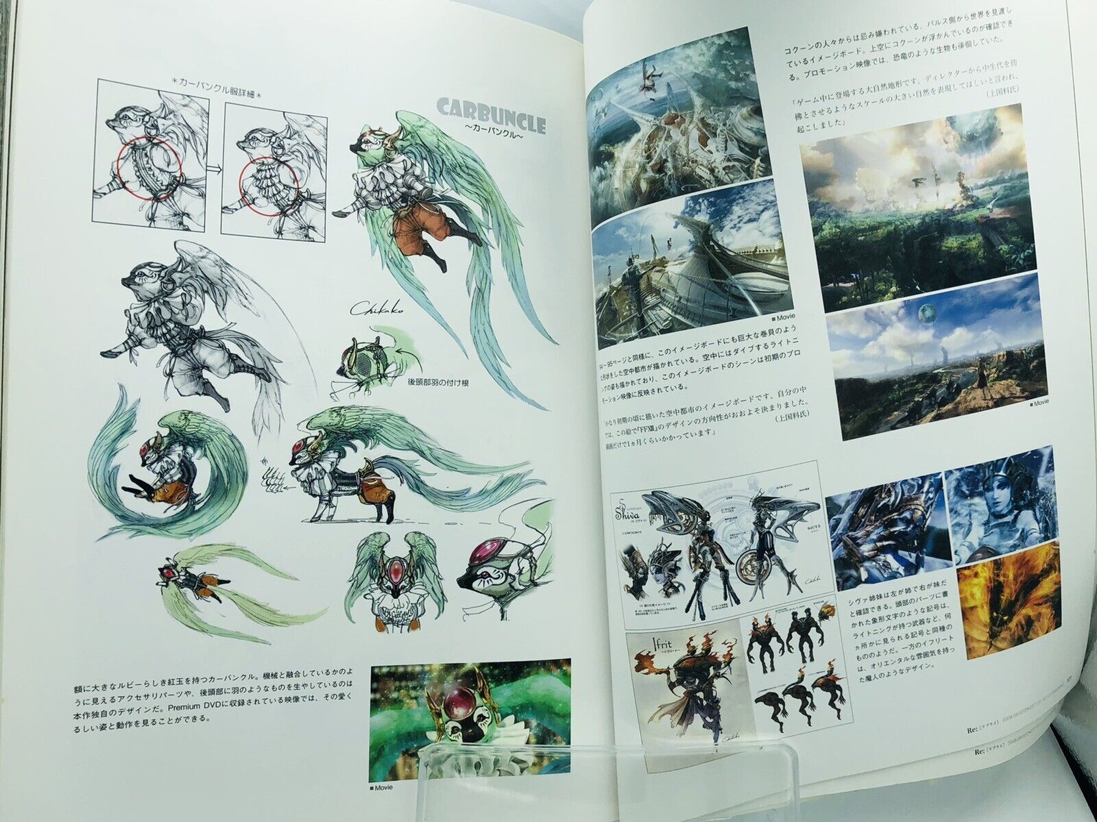 Square Enix Re: Final Fantasy Versus XIII/XV/VII Kingdom Hearts art book w/ Dvd