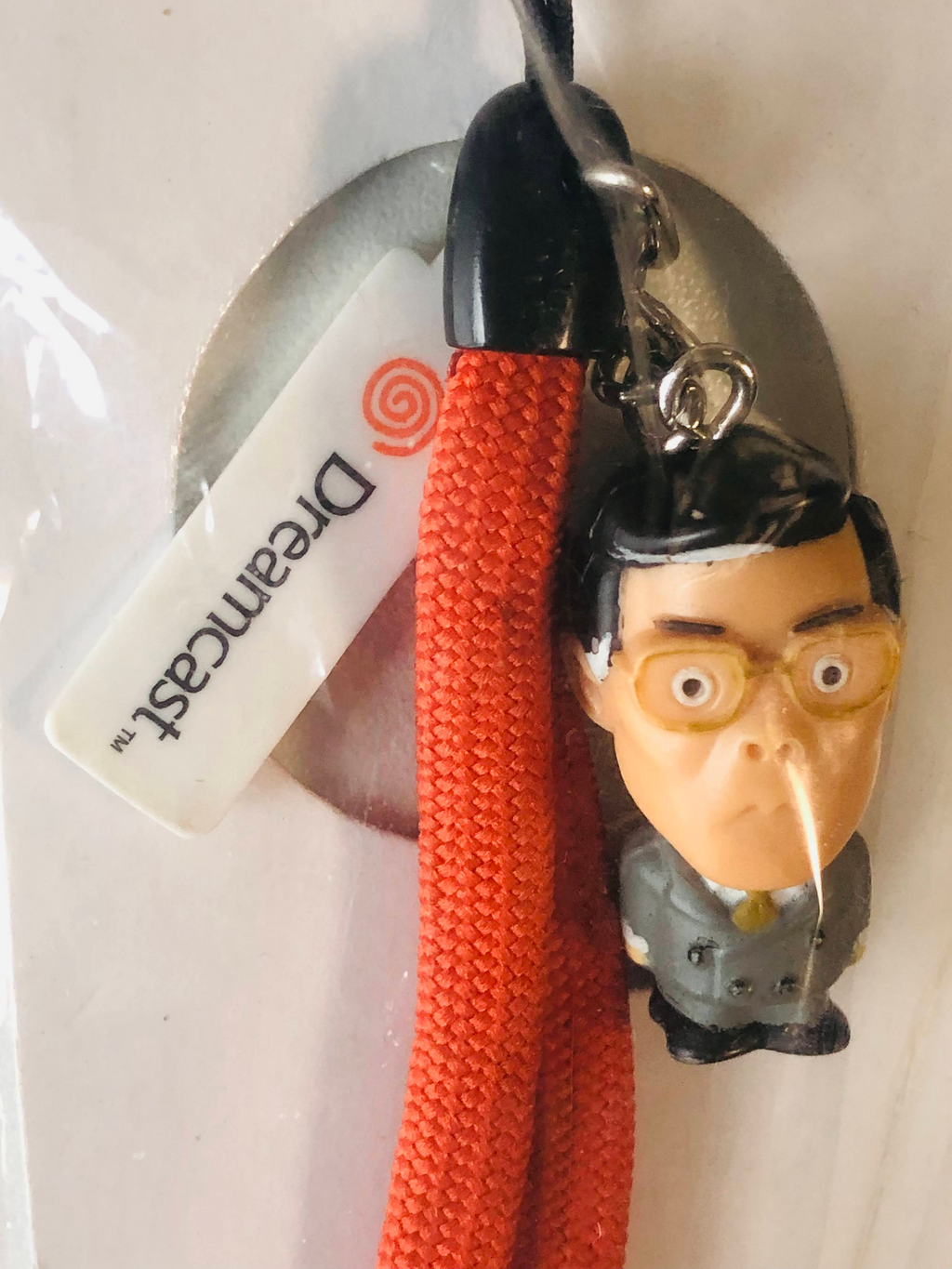 Sega Dreamcast Hidekazu Yukawa Mr. Sega promo wrist strap charm promotional