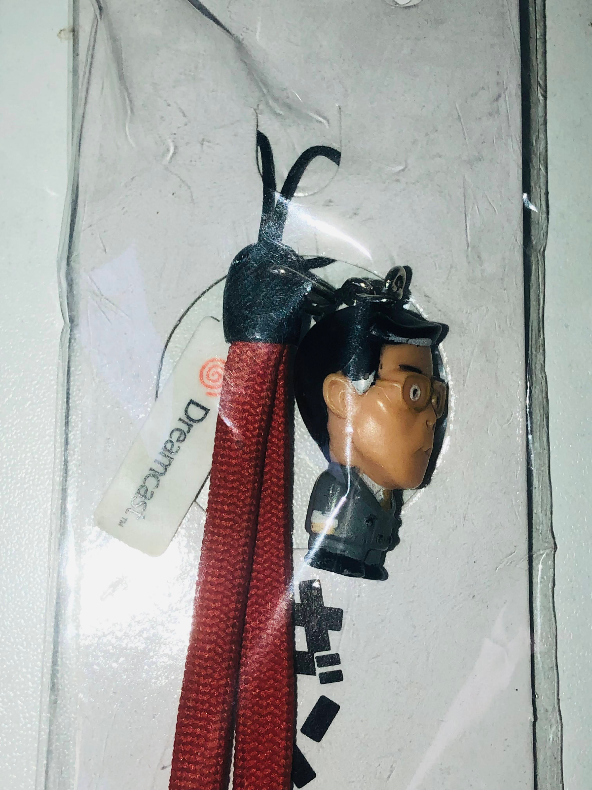Sega Dreamcast Hidekazu Yukawa Mr. Sega promo wrist strap charm promotional